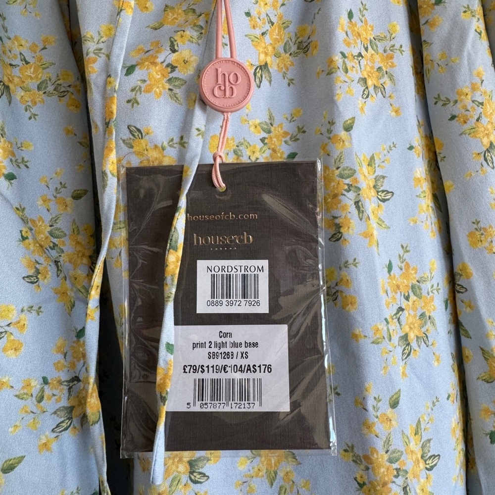 Cora Gathered Lace-Up Skirt HOUSE OF CB - NEW - Picture 9 of 9
